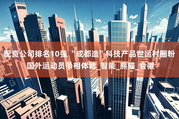 配资公司排名10强 “成都造”科技产品世运村圈粉 国外运动员争相体验_智能_熊猫_会徽